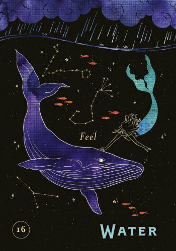 Astrologinis orakulas Cosmic Magic – savirūpai ir augimui, 44 kortos