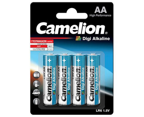 Camelion Digi AA 1.5V šarminės baterijos, 4 vnt., ilgai laikančios