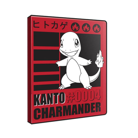 Charmander 9 kišenių Pokémon kortelių albumas kolekcininkams