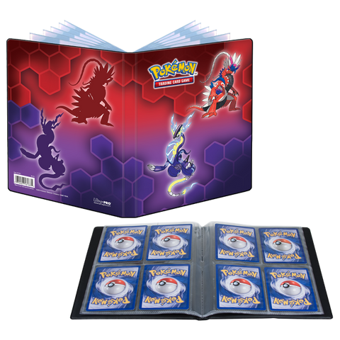 Ultra Pro 4 kišenių Pokémon kortelių albumas Koraidon & Miraidon