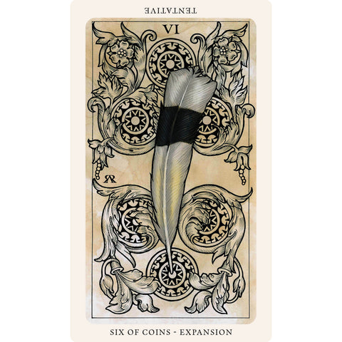 Viduramžių Plunksnos Taro kortos – Blue Angel, 80 kortų rinkinys