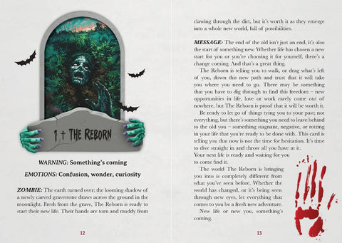 Zombių orakulo kortos su knygele – Oracle of the Undead