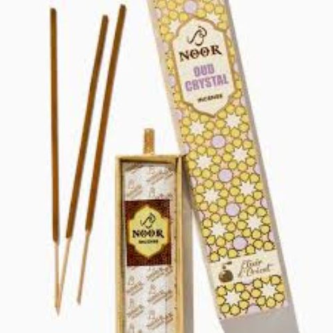 Noor Crystal Oud prabangūs rytietiški smilkalai namams, 15 g