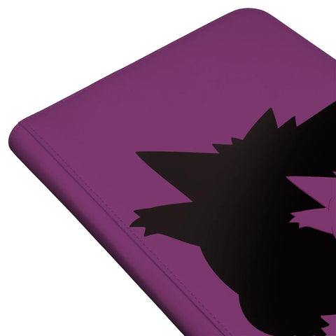 Pokemon Gengar PRO segtuvas su užtrauktuku, 9 kišenės, 360 kortų