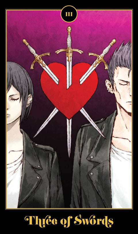 Anime taro kortų kaladė su vadovu, 78 kortos – Insight Editions