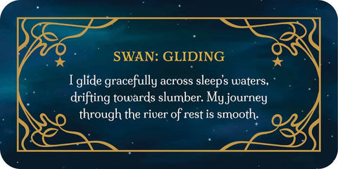 Sleeping Spirits afirmacijų kortos ramiam miegui ir sapnams