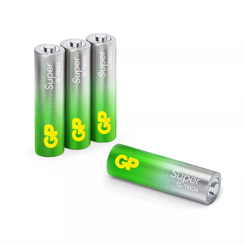 GP Super AA šarminės baterijos 1.5V, 5 vnt.