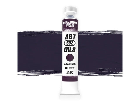 Aliejiniai dažai ABT Permanent Violet 20ml violetinė modeliavimo efektams