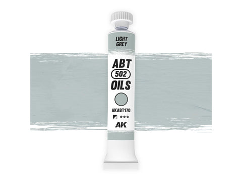 Šviesiai pilki aliejiniai dažai modeliavimui ABT 502 OILS AKABT170