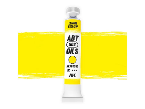 AK Interactive aliejiniai dažai Lemon Yellow modeliui AKABT530