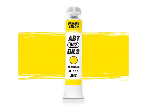 ABT 502 aliejiniai dažai Primary Yellow modeliavimui AKABT535