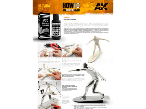 AK Interactive Super Chrome chromo efektą suteikiantys dažai 60 ml