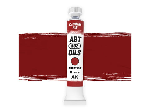 AK Interactive ABT502 aliejiniai dažai Cadmium Red, AKABT560