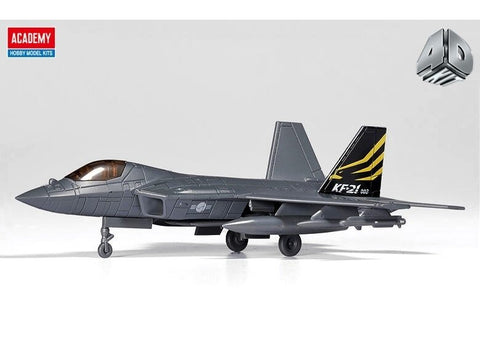 KF-21 Boramae 4D plastikinis lėktuvo surenkamas modelis 14+