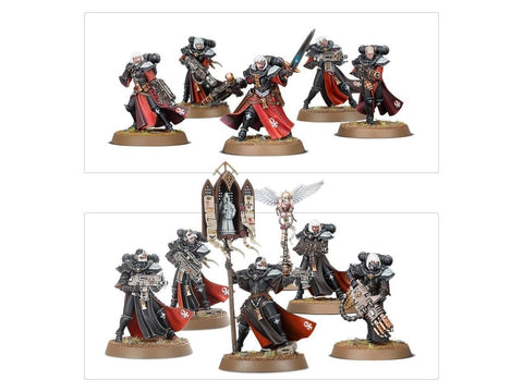 Warhammer 40,000 Adepta Sororitas Battle Sisters – miniatiūrų rinkinys