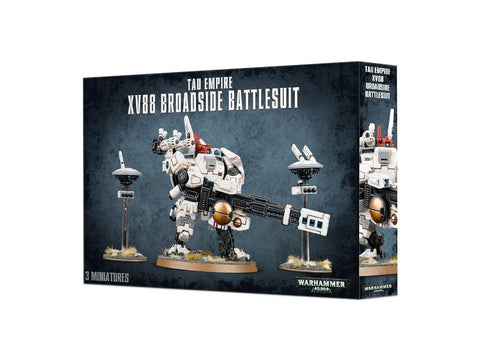 Warhammer 40,000 T'au XV88 Broadside Battlesuit rinkinys + 2 dronai