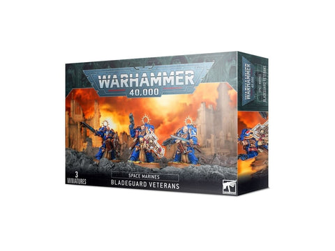 Warhammer 40K Space Marines Bladeguard Veteranai – 3 figūrėlės