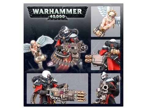 Warhammer 40,000 Adepta Sororitas Retributorių būrys – 5 figūrėlių rinkinys