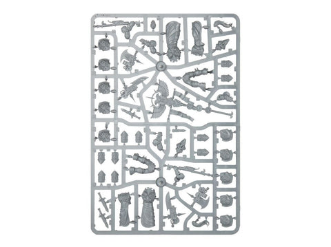 Warhammer 40,000 Adeptus Custodes Custodian Wardens – 5 miniatiūrų rinkinys