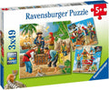 Adventure on The High Seas - Puzzle 3X49 - RAVENSBURGER dėlionėHOBI.LT 🇱🇹