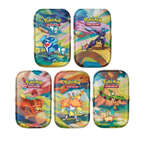 Pokémon TCG Scarlet & Violet Vibrant Paldea Mini Tin metalinė dėžutė (EN)