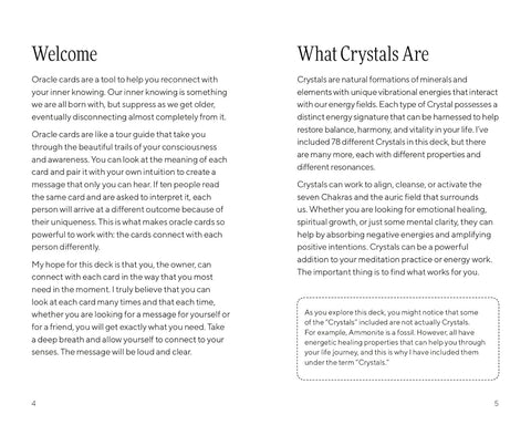 Kristalų orakulo kortos (78 kortų) su gidu – Leaping Hare Press