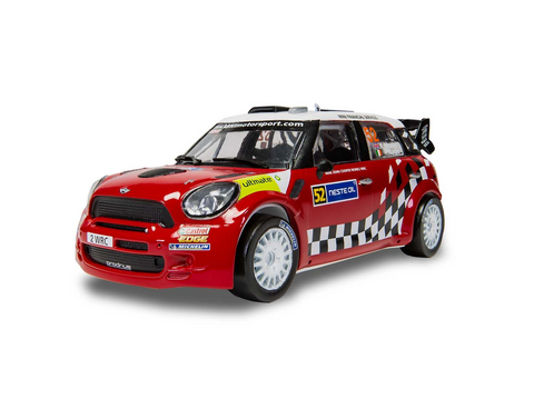 Airfix Mini Cooper Countryman WRC 1/32 dovanų rinkinys su dažais ir klijais