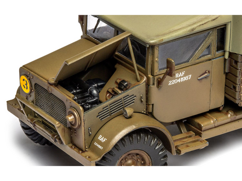 Airfix Bedford MW WW2 karinis sunkvežimis 1/48 plastikinis modelis