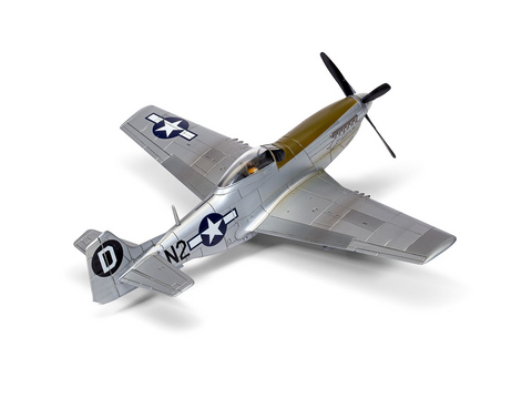 Airfix P-51D Mustang dovanų komplektas 1/72 su dažais ir klijais