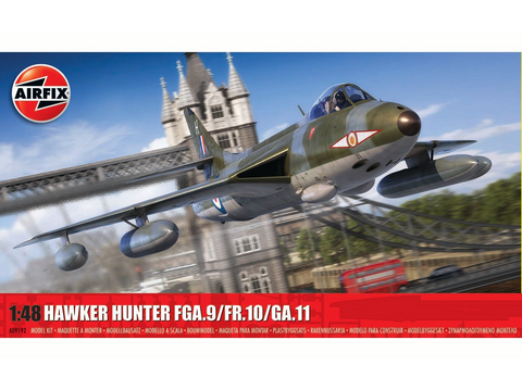 Airfix Hawker Hunter FGA.9/FR.10/GA.11 1/48 surenkamas modelis A09192