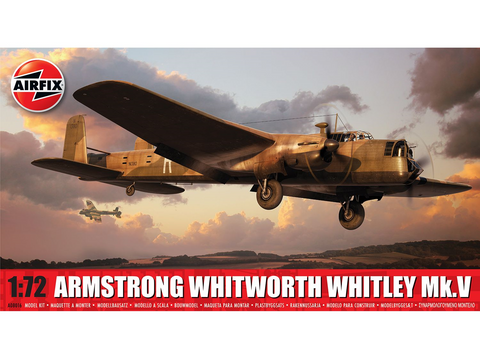 Airfix Armstrong Whitworth Whitley Mk.V 1/72 surenkamas plastikinis lėktuvas
