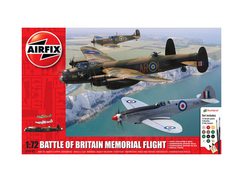 Airfix Battle of Britain Lancaster ir Spitfire dovanų rinkinys 1/72