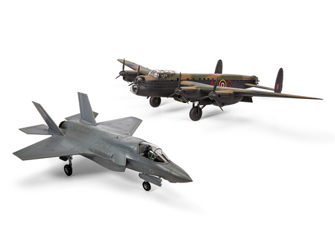 Airfix F-35B Lightning II + Avro Lancaster 1/72 Dambusters 80 m. rinkinys