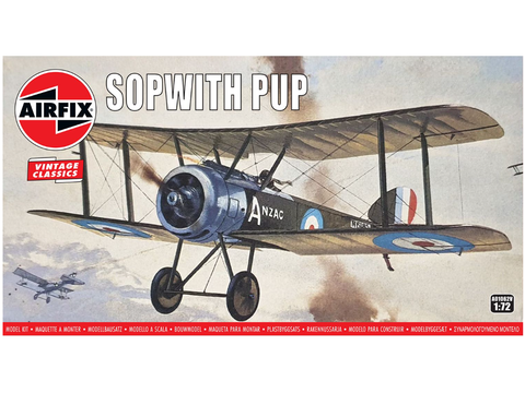 Airfix Sopwith Pup 1/72 plastikinis lėktuvo modelis (Vintage Classics)
