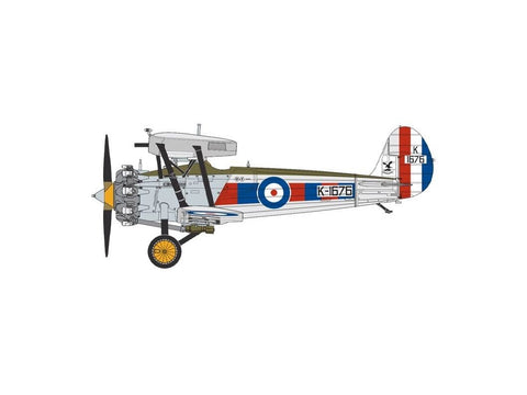 Airfix Bristol Bulldog Mk.IIA 1/48 lėktuvo modelio rinkinys
