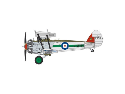Airfix Bristol Bulldog Mk.IIA 1/48 lėktuvo modelio rinkinys