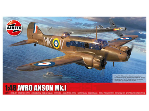 Airfix Avro Anson Mk.I 1/48 lėktuvo plastikinis modelio rinkinys