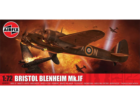Airfix Bristol Blenheim Mk.IF 1/72 surenkamas plastikinis lėktuvo modelis
