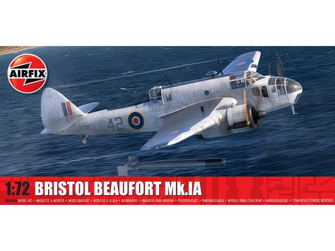 Airfix Bristol Beaufort Mk.IA 1/72 plastikinis lėktuvo modelis A04021A