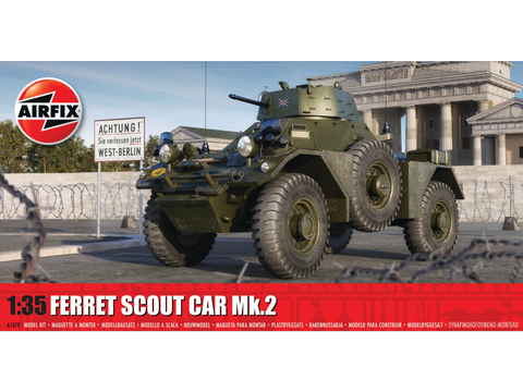 Airfix Ferret Scout Car Mk.2 1/35 plastikinis modelio rinkinys A1379