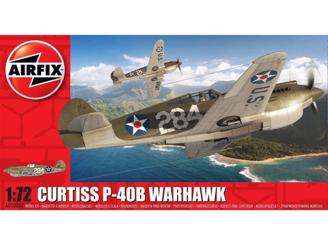 Airfix Curtiss P-40B Warhawk 1/72 plastikinis lėktuvo surinkimo rinkinys