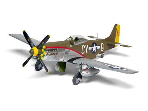Airfix P-51D Mustang 1/48 plastikinis lėktuvo modelis (A05131A)
