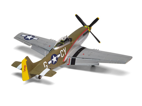 Airfix P-51D Mustang 1/48 plastikinis lėktuvo modelis (A05131A)
