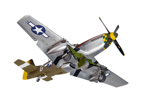 Airfix P-51D Mustang 1/48 plastikinis lėktuvo modelis (A05131A)