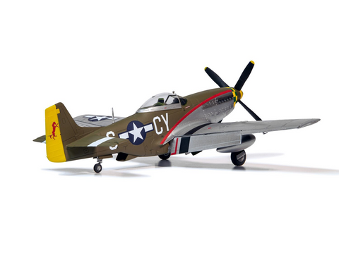 Airfix P-51D Mustang 1/48 plastikinis lėktuvo modelis (A05131A)