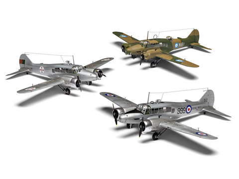 Airfix Avro Anson Mk.I 1/48 plastikinis lėktuvo modelio rinkinys A09191A