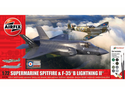 Airfix Spitfire & F-35B Lightning II „Tada ir dabar“ dovanų rinkinys 1/72