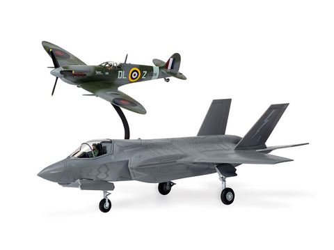 Airfix Spitfire & F-35B Lightning II „Tada ir dabar“ dovanų rinkinys 1/72