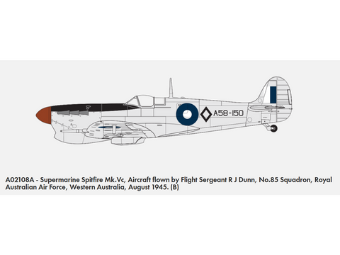 Airfix Supermarine Spitfire Mk.Vc 1:72 plastikinis surinkimo rinkinys A02108A