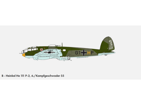 Airfix Heinkel He 111 P-2 1/72 plastikinis lėktuvas rinkinys